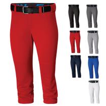 Calças de softball Fastpitch Easton PRO ELITE Scarlet Adult L