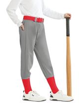 Calças de softball QBK 2T 3T 4T 5T Calça de beisebol para meninas e meninos Calças de softball QBK 2T 3T 4T 5T Calça de beisebol para meninas e meninos