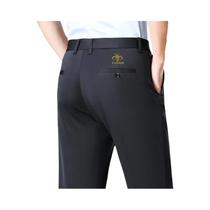 Calças De Terno Masculinas Casuais De Negócios Para Outono, Elásticas, Para Quatro Estações, Formais