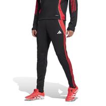 Calças de treino adidas Tiro 24 para homens pretas/rubi puro Calças de treino adidas Tiro 24 para homens pretas/rubi puro