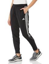Calças de treino adidas Tiro23 League para mulheres pretas e brancas Calças de treino adidas Tiro23 League para mulheres pretas e brancas