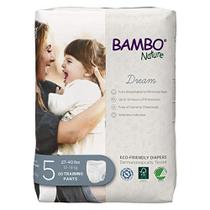 Calças de Treino Bambo Nature Premium Eco-Friendly (TAMANHOS 4 A 6 DISPONÍVEIS), Tamanho 5, 100 Contagem