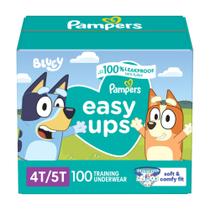 Calças de Treino Pampers Easy Ups (4T-5T) - Pacote com 100 Unidades