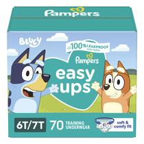 Calças de treino Pampers Easy Ups Bluey tamanho 6T-7T 70 unidades