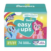 Calças de treino Pampers Easy Ups My Little Pony 2T-3T 74Ct