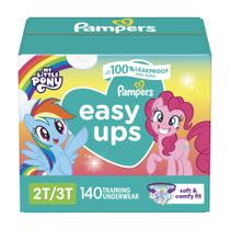 Calças de treino Pampers Easy Ups para meninas e meninos 2T-3T 140 quilates