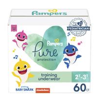 Calças de treino Pampers Pure Protection 2T-3T 60 unidades