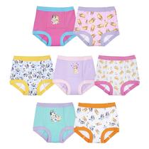 Calças de treino Potty Bluey, pacote com 7 adesivos e gráfico 18M-4T Calças de treino Potty Bluey, pacote com 7 adesivos e gráfico 18M-4T