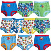 Calças de treino Potty Sesame Street, pacote com 10 unidades, 18m-4T com adesivos