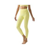 Calças De Yoga De Cintura Alta, Alta Elasticidade, Respirável, Secagem Rápida, Leggings Justas Para