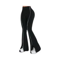 Calças De Yoga De Cintura Alta E Ajuste Slim Para Mulheres, Leggings De Alta Elasticidade Para