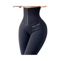 Calças De Yoga Femininas De Cintura Alta Com Botões, Modeladoras, Para Fitness E Esportes, Justas E