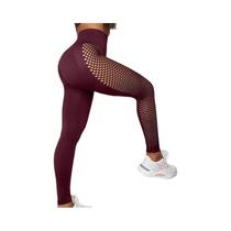 Calças de Yoga Femininas de Cintura Alta - Leggings Push Up para Fitness