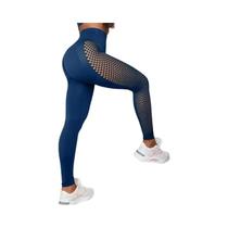 Calças de Yoga Femininas de Cintura Alta - Leggings Push Up para Fitness