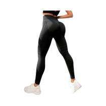 Calças De Yoga Femininas De Cintura Alta Sexy Com Efeito Modelador Elástico Para Fitness E Corrida