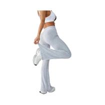 Calças De Yoga Flare De Cintura Alta Respiráveis Para Mulheres, Roupas De Fitness E Esporte