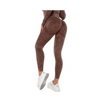 Calças De Yoga Sem Costura De Cintura Alta Para Mulheres, Leggings Matte Com Efeito De Levantamento