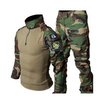 Calças E Camisas Táticas Camufladas Masculinas Para Caça, Uniforme De Combate Para Atividades Ao Ar
