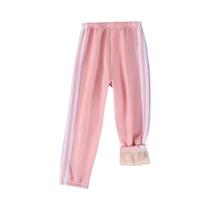 Calças Esportivas De Veludo Para Crianças, Outono Inverno, Cor Sólida, Confortáveis E Quentes, Moda