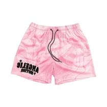 Calças Esportivas Masculinas Leves De Secagem Rápida Com Padrão Cruzado, Shorts Casuais Para Corrida