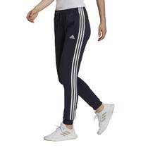 Calças femininas Adidas Standard Essentials de 3 listras Legend Ink