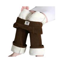 Calças Femininas De Cintura Alta Em Moletom Com Pernas Largas, Quentes E Casuais, Estilo Coreano