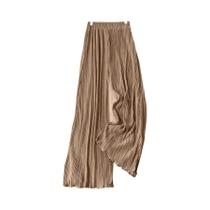 Calças Femininas De Perna Larga Em Cor Sólida, Confortáveis E Casuais Para Uso Diário, Roupas De