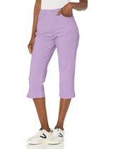 Calças femininas Gloria Vanderbilt Amanda Capri Jean 53 cm com costura interna