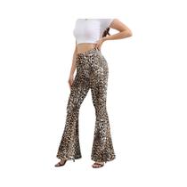 Calças Femininas Hippie Listradas - Cintura Alta, Skinny, Estilo Anos 60/70