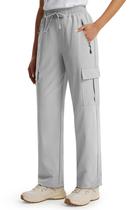 Calças femininas Libin, casuais, para caminhada, cargo, cinza claro, S Calças femininas Libin, casuais, para caminhada, cargo, cinza claro, S