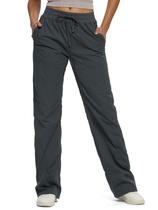 Calças femininas SEVEGO Dance Studio franzidas, cinza atlética, XXL