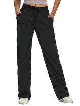 Calças femininas SEVEGO para estúdio de dança, leves, pretas, tamanho S Calças femininas SEVEGO para estúdio de dança, leves, pretas, tamanho S