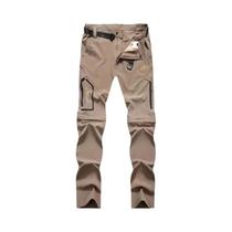 Calças Finas Elásticas e Impermeáveis para Homens - Ideal para Acampamento, Trekking e Caminhadas