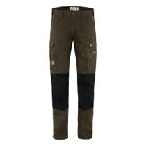 Calças Fjällräven Vidda Pro Masculinas - Verde-Oliva Escuro/Preta - Tamanho 48