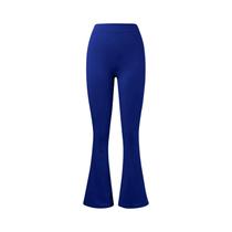 Calças Flare De Yoga Sexy De Cintura Alta Com Corte Em V, Leggings Fitness Com Efeito Push Up,