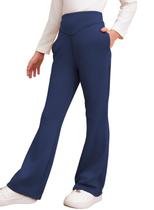 Calças Flare para meninas adolescentes da Bélgica, azul marinho, tamanho 8-9 anos