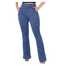 Calças Flare Social Bailarina c/ Bolso na frente e Detalhe de cinto Calças Flare Social Bailarina c/ Bolso na frente e Detalhe de cinto