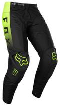 Calças Fox Racing 180 Monster Black Tamanho 28 para homens