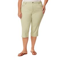Calças Gloria Vanderbilt Amanda Capri Jean Plus Size 18 de comprimento