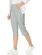 Calças Gloria Vanderbilt Petite Amanda Capri Jean Eucalyptus 4S Calças Gloria Vanderbilt Petite Amanda Capri Jean Eucalyptus 4S