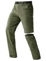 Calças gratuitas SOLDIER Convertible Hiking Army Green 34 L x 81 cm Calças gratuitas SOLDIER Convertible Hiking Army Green 34 L x 81 cm