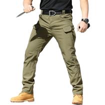 Calças impermeáveis táticas Texwix Flexcamo para homens - verdes