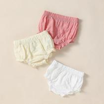 Calças Infantis Casual para Bebês Meninas (Recém-nascido a 9 Meses) - Conjunto 3 Peças - Moda 2024