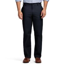 Calças IZOD American Chino Classic-Fit para homens, azul marinho, 32 L x 32 L