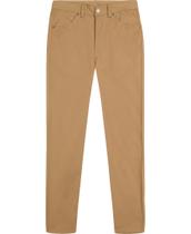 Calças IZOD, uniforme escolar masculino, de sarja frontal plana, 5 bolsos, 10 anos