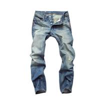 Calças Jeans Casuais Masculinas plus Size 2025 Em Denim De Algodão De Alta Qualidade Com Corte Reto