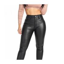 Calças jeans de material ecológico, ajuste perfeito para cintura alta para mulheres