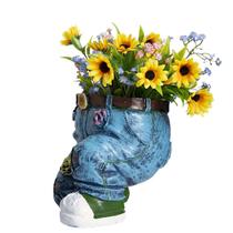 Calças jeans Flowerpot Creative Resin em forma de vaso de plantas Calças jeans Flowerpot Creative Resin em forma de vaso de plantas