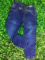 Calças Jeans Infantil Masculino C/Cordão