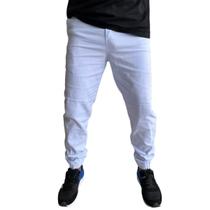 Calças jeans Jogger c/elastano enfermaria Masculina Branca/camufladas verão lançamento todas slim - sky jeans